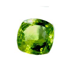 5 ct & up Peridot Cushion Cut / Square (5.03)