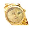 36mm Gents Rolex 18k Yellow Gold Oyster Perpetual Daydate Watch. Champagne Dial. 18k Yellow Gold Flu