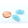 Image 1 : 14 ct & up Chalcedony Loose Stone (14.83) 2Pcs