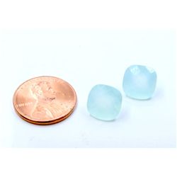 8 ct & up Chalcedony Loose Stone (8.14) 2Pcs