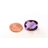 Image 1 : 22 ct & up Amethyst Faceted Cushion Cut ctw 22.27