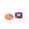 Image 1 : 11 ct & up Amethyst Emerald Cut ctw 11.60