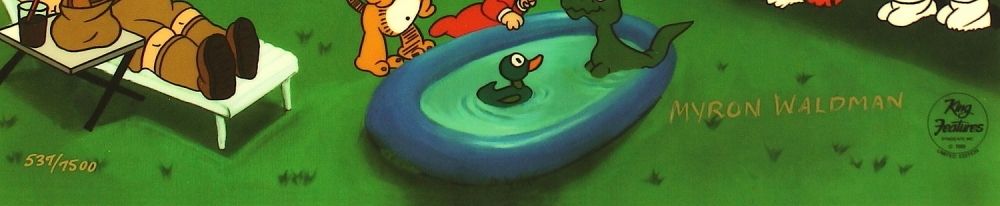 1999 King Features /"POPEYE/" Toon Art Collectable /"FAMILY TIME/" Lithocel-Limited
