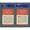 Image 2 : Lot of (2) 1963 Fleer Rookie Football Cards With #65 Dalva Allen & #75 Emil Karas (PSA 9) (OC)
