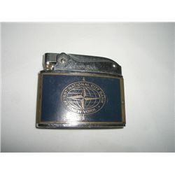 VINTAGE 1950'S *NESOR-ROSEN USA-FIRST NATIONAL CITY BANK NEW YORK* LIGHTER!! LIGHTER CAME OUT OF SAF