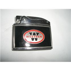 VINTAGE RARE *WELLINGTON BALBOA* LIGHTER *WESTERN SUPPLY COMPANY* NICE CONDITION!! LIGHTER CAME OUT