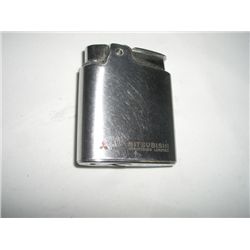 VINTAGE *SHIN MITSUBISHI* LIGHTER STAMPED *#200-LIQUID GAS* BACK IS DENTED A LITTLE!! LIGHTER CAME O