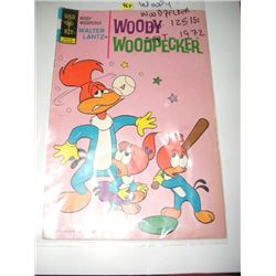 1972 *RARE* VOL.1 SEPTEMBER NO.125 GOLD KEY COMICS *WOODY WOODPECKER* BOOK VALUE $20.00 IN PROTECTOR