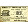 Image 1 : Very Rare Signed Woodward 5-cent Scrip