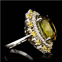 ONE CENTER OVAL CTU GREEN TOURMALINE TW:12.47CTS