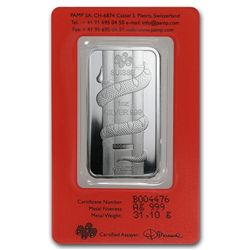 1 oz Pamp Suisse Silver Bar - Year of the Snake (In Assay)