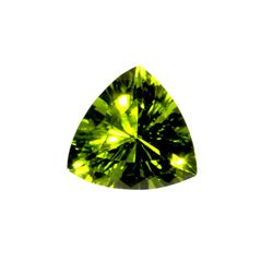 5 ct & up Peridot Trillion Cut (5.32)