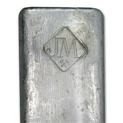 50 oz Johnson Matthey (Canada, Vintage) Silver Bar .999 Fine