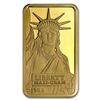 Image 1 : 5 gram Statue of Liberty Credit Suisse Gold Bar .9999 Fine