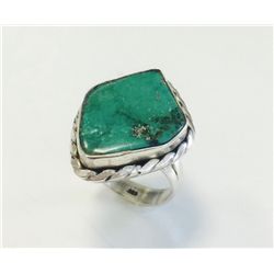 Sterling Silver .925 Turquoise Ring 9.95g RS7.75