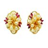 Image 1 : 14K Y/G EARRING