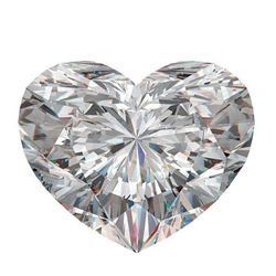 Hear Shape1.01carat:F:VS2:Dim.:6.63*7.01*3.70