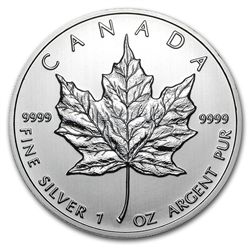 2012 1 oz Silver Canadian Maple Leaf (Brilliant Uncirculated)