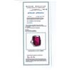 Image 2 : ONE CENTER CUSHION CUT RUBELLITE TOURMALINE TW 15.26CTS