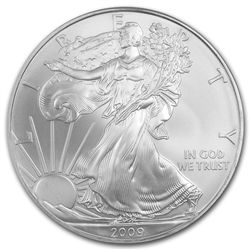 2009 1 oz Silver American Eagle BU