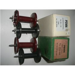 SALTWATER *PENN* FISHING REEL SPOOLS *HEAVY DUTY-EXCELLENT CONDITION* 6 TOTAL 2 IN BOXES-ALL LIKE NE