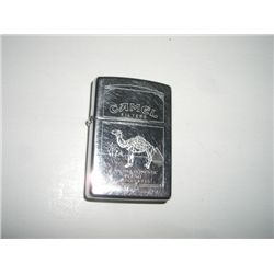 VINTAGE VERY OLD INSCRIBED *CAMEL FILTERS* LIGHTER STAMPED *ZIPPO F XI MADE IN USA* HAS REALLY NICE