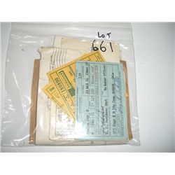 BAG OF ASSORTED VINTAGE *KOREAN WAR* MILITARY PAPERWORK INCLUDING SELECTIVE SERVICE LETTER MAIL/3 CE