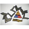 Image 1 : BAG OF ASSORTED VINTAGE *KOREAN WAR ERA* MILITARY PATCHES *10 TOTAL PATCHES*!! ITEMS CAME OUT OF SAF
