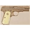 Image 1 : Engraved Colt 1908 Hammerless .380 Auto Pistol