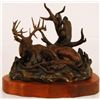 Image 1 : "The Broken Twig" Whitetail Deer Bronze