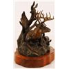 Image 2 : "The Broken Twig" Whitetail Deer Bronze