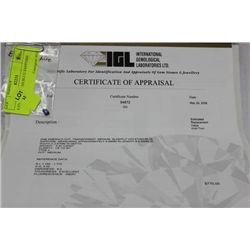 0.97ct. VIOLETISH BLUE SAPPHIRE