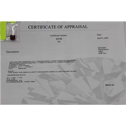 3.22ct. DARK PURPLISH RED RUBY