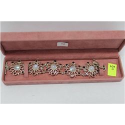 STERLING SILVER MULTI GEMSTONE BRACELET