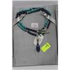 Image 1 : .925 SILVER NATURAL TORQUOISE NECKLACE