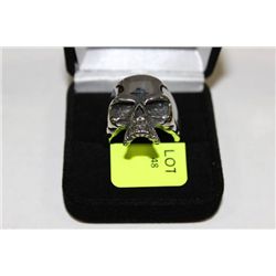 ST STEEL SKULL RING