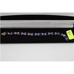 LADIES TENNIS BRACELET ON CHOICE: BLUE