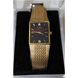 MANS BULOVA W/ DIAMONDS WATCH