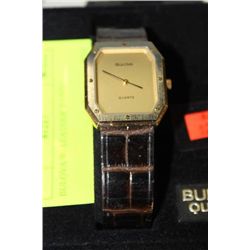 BULOVA W/ LEATHER BAND