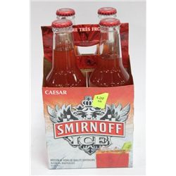 CASE WITH 4X 330 ML BOTTLES SMIRNOFF ICE CEASAR X2