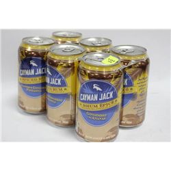 6CANS X 355 ML CAYMAN JACK RUM COOLERS ASST