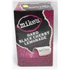Image 1 : 4 BOTTLES X 330ML MIKES HARD BLACK CHERRY LEMONADE