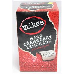 4 BOTTLES X 330 ML MIKES HARD CRANBERRY