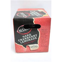 CASE OF 12X 330 ML BOTTLES  MIKES HARD CRANBERRY