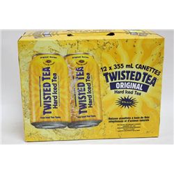 CASE OF TWISTED TEA 12 X 355 ML CANS MALT BEVERAGE