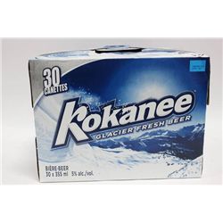 CASE OF 30 X 355ML CANS KOKANEE BEER