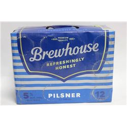CASE OF PILSNER BREWHOUSE 12 X 355 ML CANS X 2