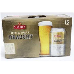 CASE OF SLEEMANS ORIGINAL DRAUGHT 15 X 355 ML CANS