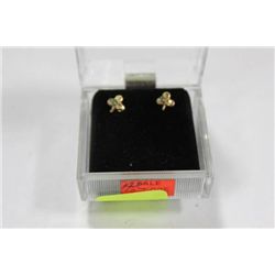 14K EMERALD EARRINGS