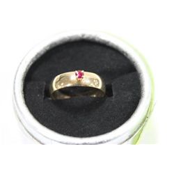 10K 2.0 RUBY SIZE 9.5 RING